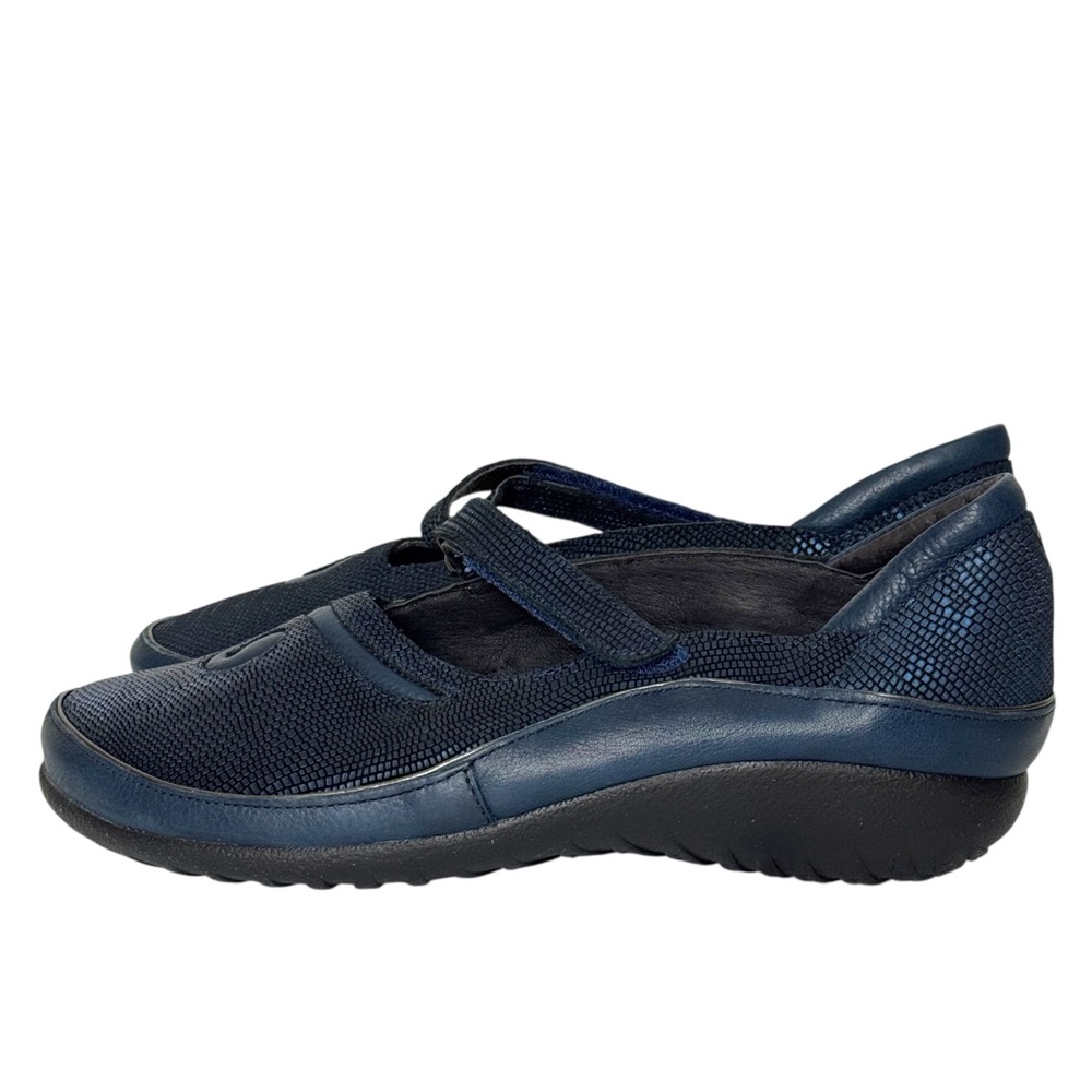 NWT Naot Matai Navy Blue Adjustable Mary Jane Flats Comfort Shoes Size 10-10.5 - Picture 3 of 16